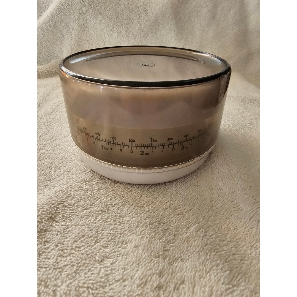 Vintage Kitchen Scale Bowl Container Measuring‎ Tool Food Prep Retro